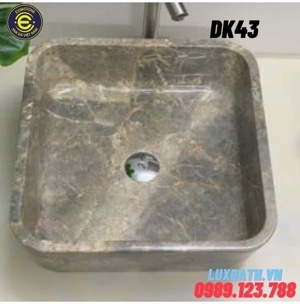 Chậu rửa lavabo vuông Eximstone DK43