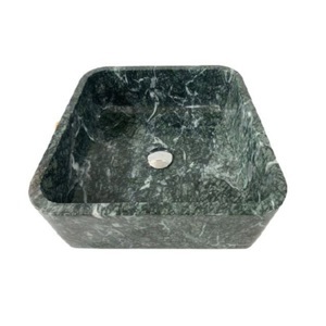 Chậu rửa lavabo vuông mỏng màu xanh dưa Eximstone BST52