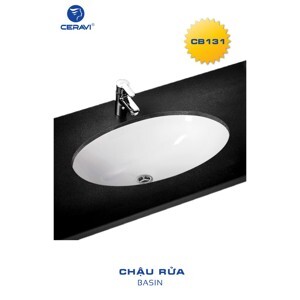 Chậu rửa mặt âm bàn CERAVI CB131