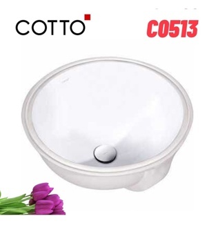 Chậu rửa mặt âm bàn Cotto C0513