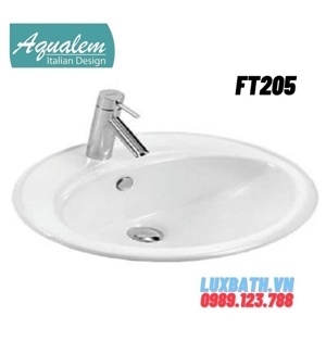 Chậu rửa mặt Aqualem FT205 dương vành