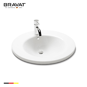 Chậu rửa mặt Bravat C2206W