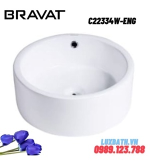 Chậu rửa mặt Bravat C22334W