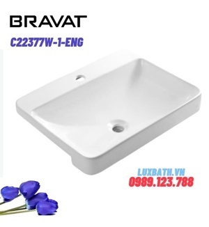 Chậu rửa mặt Bravat C22377W-1-ENG