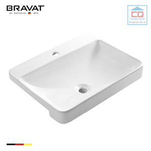 Chậu rửa mặt Bravat C22377W-1-ENG