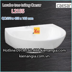 Chậu rửa mặt chân lửng Caesar L2155