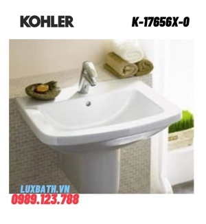 Chậu rửa mặt chân lửng Kohler K-17656X-0