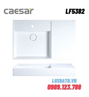 Chậu rửa mặt đặt bàn Caesar LF5382