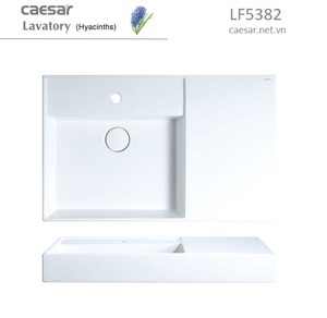 Chậu rửa mặt đặt bàn Caesar LF5382