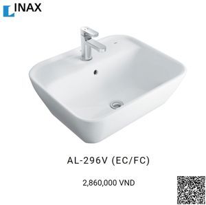 Chậu rửa mặt đặt bàn Inax AL-296V