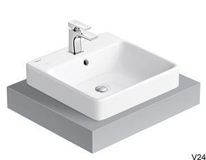 Chậu rửa mặt đặt bàn Viglacera V24
