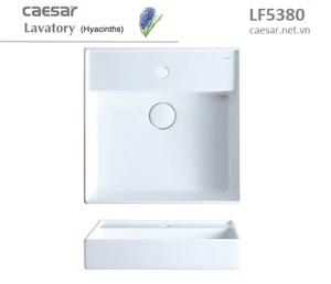 Chậu rửa mặt dương bàn Caesar LF5380