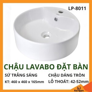 Chậu rửa mặt  Hiwin LP-8011