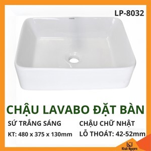 Chậu rửa mặt Hiwin LP-8032