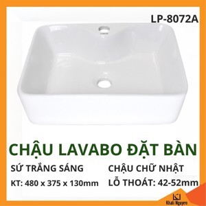 Chậu rửa mặt Hiwin LP-8072A