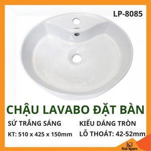 Chậu rửa mặt Hiwin LP-8085