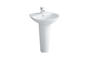 Chậu rửa mặt lavabo 3 lỗ Inax L285VEC