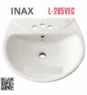 Chậu rửa mặt lavabo 3 lỗ Inax L285VEC