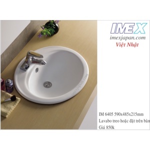 Chậu rửa mặt lavabo âm bàn Imex IM 6405