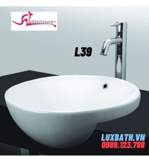 Chậu rửa mặt lavabo Bancoot bán âm bàn L39