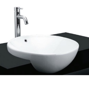 Chậu rửa mặt lavabo Bancoot bán âm bàn L39