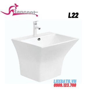 Chậu rửa mặt lavabo Bancoot liền chân L22