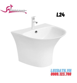 Chậu rửa mặt lavabo Bancoot liền chân L24