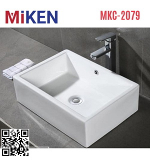 Chậu rửa mặt lavabo dương bàn Miken MKC-2079