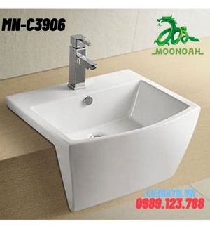 Chậu rửa mặt lavabo dương vành Moonoah MN-C3906