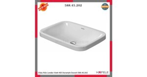 Chậu rửa mặt lavabo DURAVIT Durastyle 588.45.202 dương vành