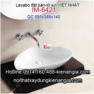 Chậu rửa mặt Lavabo Imex IM 6421