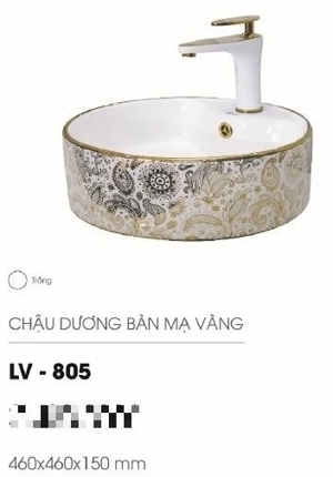 Chậu rửa mặt lavabo Teady LV-805