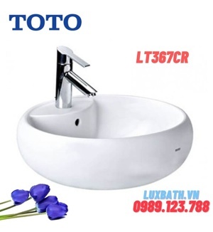 Chậu rửa mặt lavabo Toto LT367CR#XW