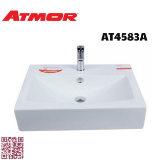 Chậu rửa mặt lavabo treo tường ATMOR AT4583A
