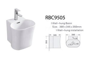 Chậu rửa mặt Riba RBC-9505