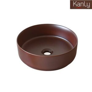 Chậu rửa sứ màu men mờ Kanly SU521