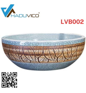 Chậu sứ mỹ thuật Haduvico LVB002