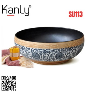 Chậu sứ mỹ thuật Kanly SU113