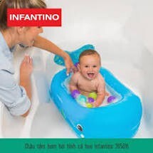 Chậu tắm bơm hơi hình cá heo Infantino 205016