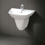 Chậu treo tường Inax L-297V (không chân)