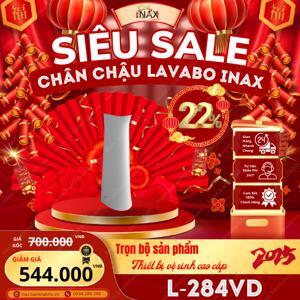 Chậu và chân chậu inax L-284V & L-284VD