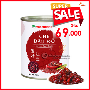 Chè đậu đỏ Wonderful 900g