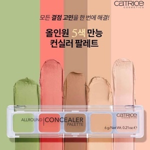 Che Khuyết Điểm CATRICE allround Concealer Palette 5 ô