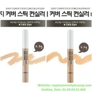 Che khuyết điểm Easy Cover Stick Concealer The Face Shop