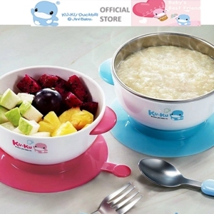 Chén ăn cho bé inox Kuku KU5464