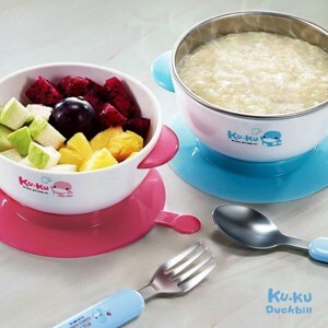 Chén ăn cho bé inox Kuku KU5464