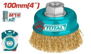 Chén cước (chổi cước) thẳng Total TAC31041, 100mm