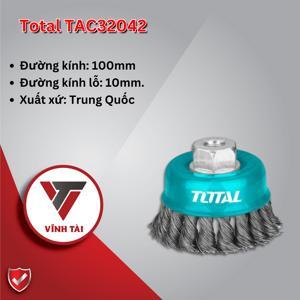 Chén cước thép xoắn 100mm Total TAC32042