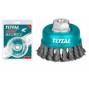 Chén cước thép xoắn 75mm Total TAC32031.2 (TAC3203)
