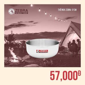 Chén inox Zebra 111012 12cm